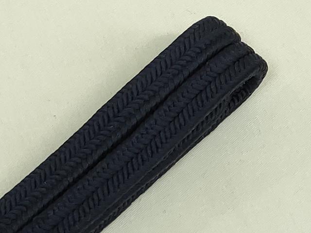 平和屋着物●極上　有職組紐道明　帯締め　冠組　茄子紺　宮内庁御用　国立博物館御用　東京芸術大学御用　逸品　未使用　DZAA11937kh6