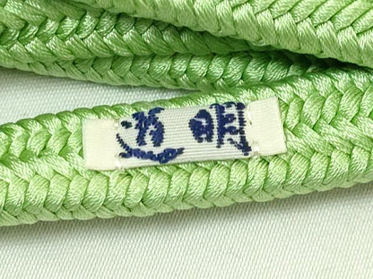 平和屋着物●極上　有職組紐道明　帯締め　冠組　麹塵　宮内庁御用　国立博物館御用　東京芸術大学御用　逸品　未使用　DZAA11942kh6