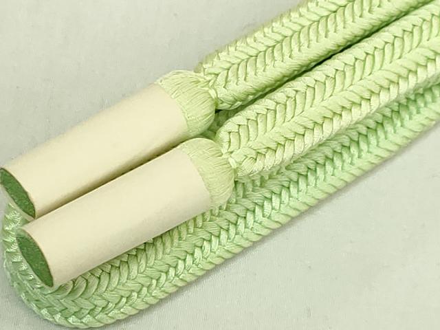 平和屋着物●極上　有職組紐道明　帯締め　冠組　若菜色　宮内庁御用　国立博物館御用　東京芸術大学御用　逸品　未使用　DZAA11943kh6