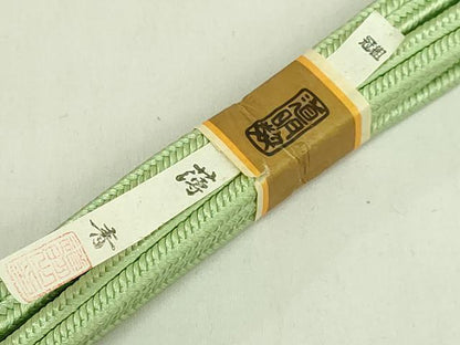 平和屋着物●極上　有職組紐道明　帯締め　冠組　薄青　宮内庁御用　国立博物館御用　東京芸術大学御用　逸品　未使用　DZAA11944kh6