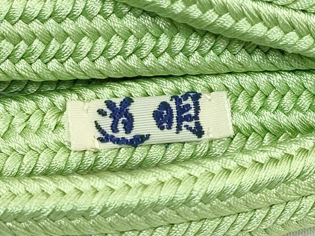 平和屋着物●極上　有職組紐道明　帯締め　冠組　薄青　宮内庁御用　国立博物館御用　東京芸術大学御用　逸品　未使用　DZAA11944kh6
