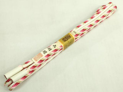 平和屋着物●極上　有職組紐道明　帯締め　奈良組　丸胡蝶　金糸　宮内庁御用　国立博物館御用 東京芸術大学御用 逸品 未使用 DZAA11970kh6