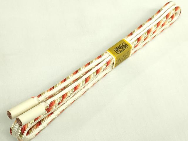 平和屋着物●極上　有職組紐道明　帯締め　奈良組　丸胡蝶　金糸　宮内庁御用　国立博物館御用 東京芸術大学御用 逸品 未使用 DZAA11972kh6