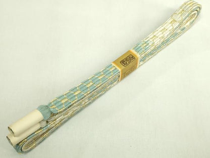 平和屋着物●極上　有職組紐道明　帯締め　亀甲組　金糸　宮内庁御用　国立博物館御用　東京芸術大学御用　逸品　未使用　DZAA11978kh6