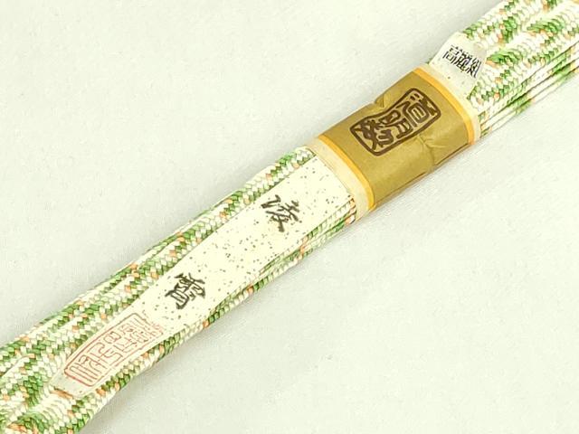 平和屋着物●極上　有職組紐道明　帯締め　高麗組　凌霄　宮内庁御用　国立博物館御用　東京芸術大学御用　逸品　未使用　DZAA11979kh6