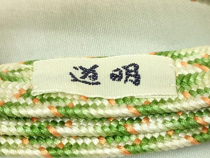 平和屋着物●極上　有職組紐道明　帯締め　高麗組　凌霄　宮内庁御用　国立博物館御用　東京芸術大学御用　逸品　未使用　DZAA11979kh6