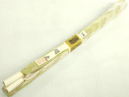 平和屋着物●極上　有職組紐道明　帯締め　笹浪組　曙光　金糸　宮内庁御用　国立博物館御用　東京芸術大学御用　逸品 未使用 DZAA11986kh6