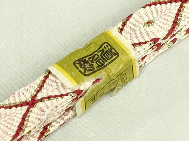 平和屋着物●極上　有職組紐道明　帯締め　唐組　金糸　宮内庁御用　国立博物館御用　東京芸術大学御用　逸品　未使用　DZAA11998kh6