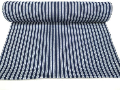 平和屋着物●極上 夏物 竺仙鑑製 浴衣 反物 着尺 間道 綿 証紙付き 逸品 未使用 DZAA12025kh6