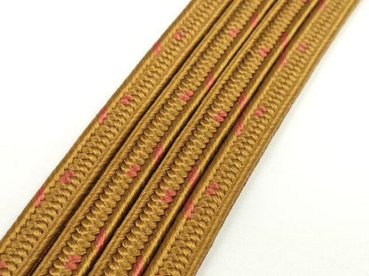 平和屋着物●和装小物　帯締め　角組　狐色　逸品　DZAA12043kh6