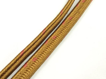 平和屋着物●和装小物　帯締め　角組　狐色　逸品　DZAA12043kh6