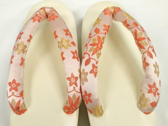 平和屋着物●和装小物　草履　龍村美術織物・錦　東京浅草楽艸　証紙・箱付き　履物　逸品　DZAA12044kh6