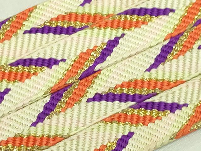 平和屋着物●極上　有職組紐道明　帯締め　笹浪組　金糸　宮内庁御用　国立博物館御用　東京芸術大学御用　逸品　DZAA12055kh6