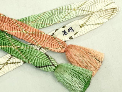 平和屋着物●極上　有職組紐道明　帯締め　唐組　金糸　宮内庁御用　国立博物館御用　東京芸術大学御用　逸品　DZAA12059kh6