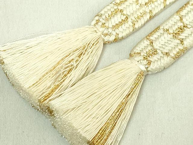 平和屋着物●極上　有職組紐道明　帯締め　亀甲組　金糸　宮内庁御用　国立博物館御用　東京芸術大学御用　逸品　DZAA12060kh6