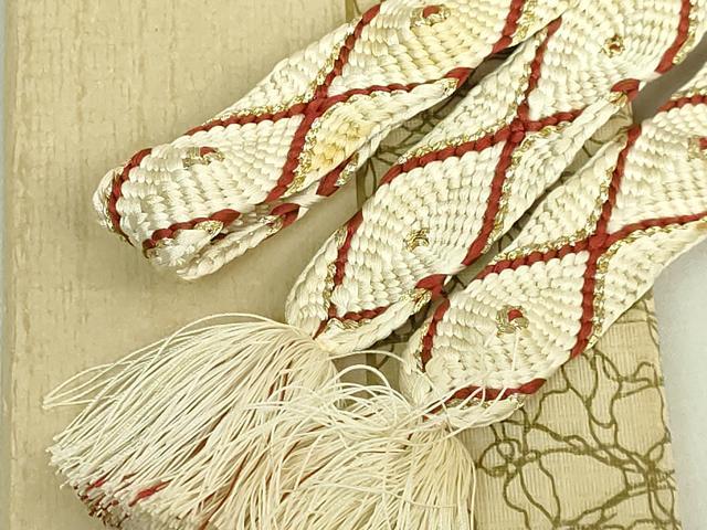 平和屋着物●極上　有職組紐道明　帯締め　唐織　金糸　宮内庁御用　国立博物館御用　東京芸術大学御用　逸品　DZAA12064kh6