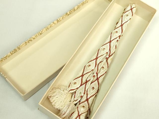 平和屋着物●極上　有職組紐道明　帯締め　唐織　金糸　宮内庁御用　国立博物館御用　東京芸術大学御用　逸品　DZAA12064kh6