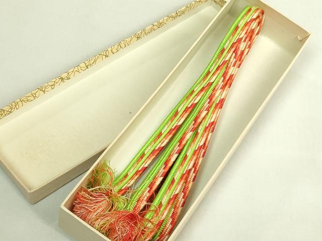 平和屋着物●極上　有職組紐道明　帯締め　畝組　宮内庁御用　国立博物館御用　東京芸術大学御用　逸品　DZAA12076kh6