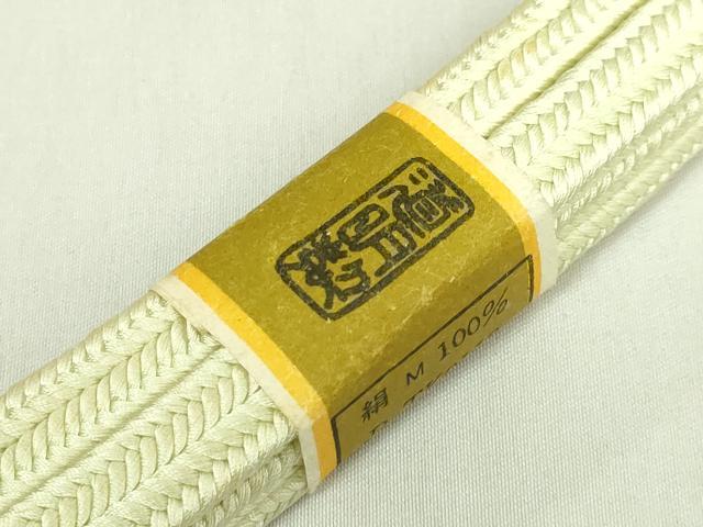 平和屋着物●極上　有職組紐道明　帯締め　冠組　若菜色　宮内庁御用　国立博物館御用　東京芸術大学御用　逸品　未使用　DZAA12099kh6
