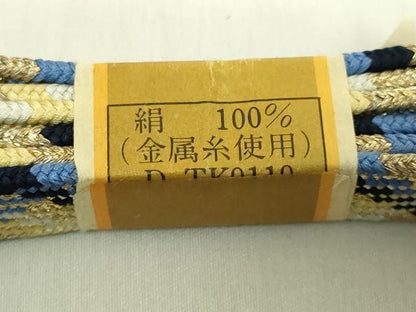 平和屋着物●極上　有職組紐道明　帯締め　高麗組　金糸　宮内庁御用　国立博物館御用　東京芸術大学御用　逸品　未使用　DZAA12107kh6