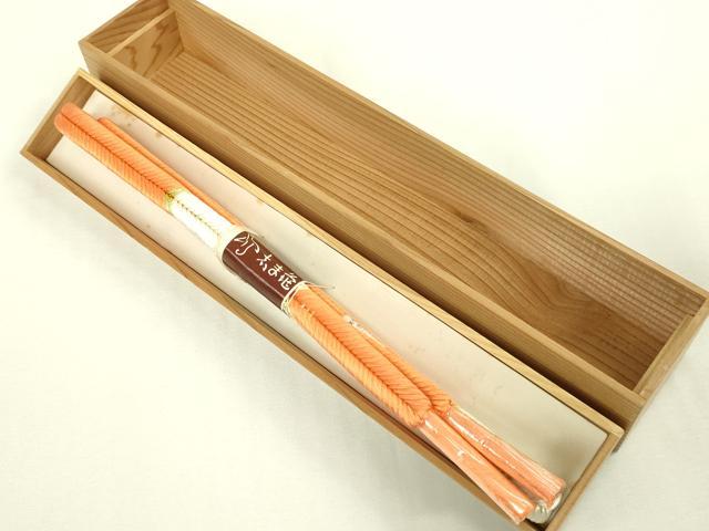平和屋着物●極上　銀座　志ま亀　和装小物　帯締め　金糸　逸品　未使用　DZAA12122kh6