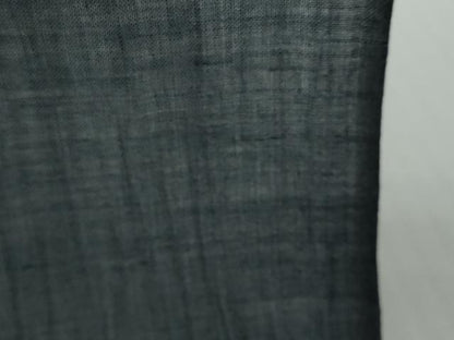 平和屋着物●極上　夏物　本場小千谷ちぢみ　反物　着尺　藍墨茶色　高島屋扱い　証紙付き　麻　逸品　未使用　DZAA12142kh6
