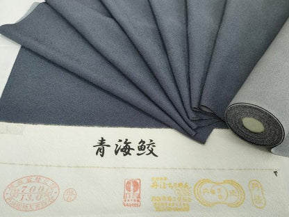 平和屋着物●極上　江戸小紋　反物　着尺　青海鮫　逸品　未使用　DZAA12151kh6