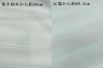 平和屋着物●極上　夏物　小紋　反物　着尺　絽　霞文　逸品　未使用　DZAA12154kh6