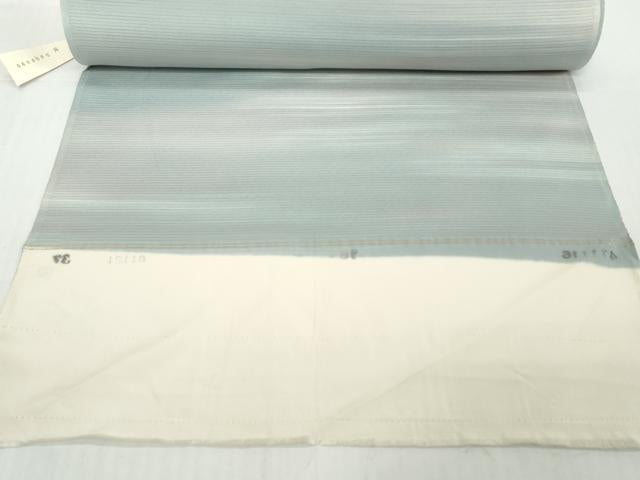 平和屋着物●極上　夏物　小紋　反物　着尺　絽　霞文　逸品　未使用　DZAA12154kh6