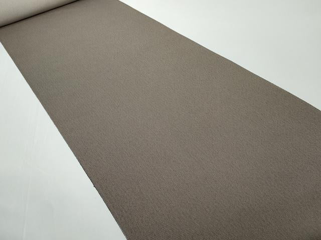 平和屋着物●極上　江戸小紋　反物　着尺　作家物　万筋　亜麻色×烏羽色　逸品　未使用　DZAA12164kh6
