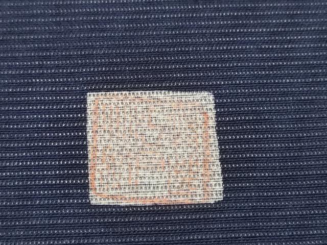 平和屋着物●極上　夏物　両面江戸小紋　反物　着尺　駒絽　作家物　五泉　寄せ小紋柄×鮫小紋柄　逸品　未使用　DZAA12171kh6