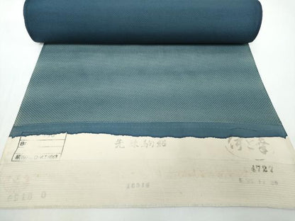 平和屋着物●極上　夏物　小紋　反物　着尺　駒絽　伊と幸　霞文　逸品　未使用　DZAA12175kh6