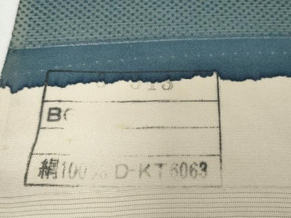 平和屋着物●極上　夏物　小紋　反物　着尺　駒絽　伊と幸　霞文　逸品　未使用　DZAA12175kh6