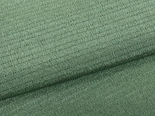 平和屋着物●極上　夏物　染色作家　斉藤三才　小紋　反物　着尺　絽縮緬　五泉　霞文　逸品　未使用　DZAA12177kh6
