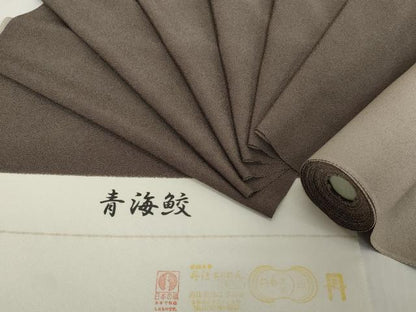 平和屋着物●極上　江戸小紋　反物　着尺　鮫小紋柄　逸品　未使用　DZAA12185kh6