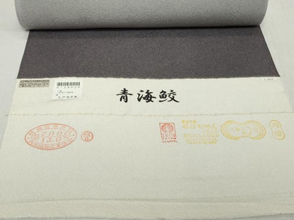 平和屋着物●極上　江戸小紋　反物　着尺　鮫小紋柄　逸品　未使用　DZAA12188kh6