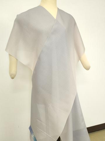 平和屋着物●極上 西陣 シースルーコート 反物 羽尺 スリーシーズン 春夏秋 雨コート すかし織 はっ水 証紙付き 逸品 未使用 DZAA12199kh6