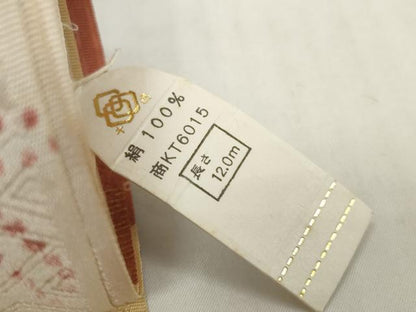 平和屋本店●極上　創業460年・千總　小紋　反物　着尺　草花文　金彩　未使用　逸品　DZAA12200kh6