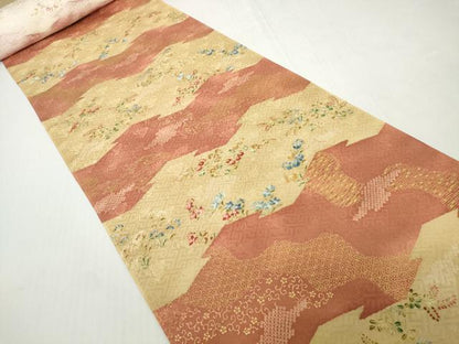 平和屋本店●極上　創業460年・千總　小紋　反物　着尺　草花文　金彩　未使用　逸品　DZAA12200kh6