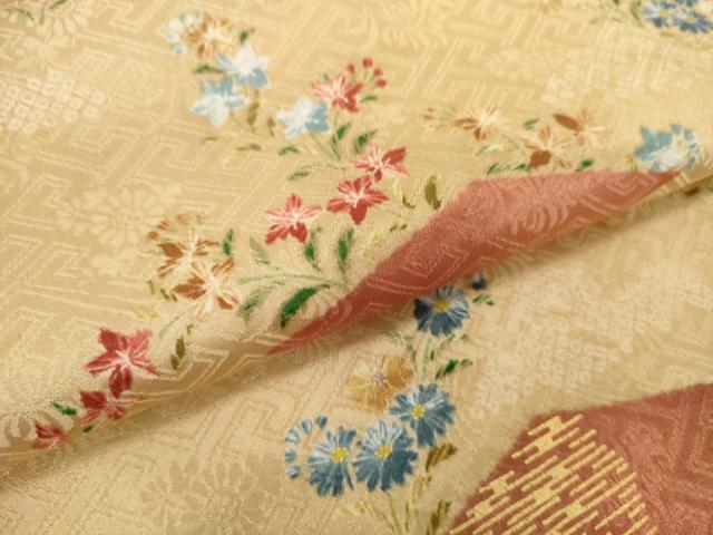 平和屋本店●極上　創業460年・千總　小紋　反物　着尺　草花文　金彩　未使用　逸品　DZAA12200kh6