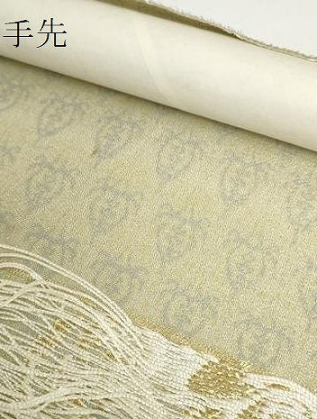 平和屋着物●極上　西陣　袋帯　帯反物　金華経錦　前田鸞鳳　金糸　上代29万　証紙付き　逸品　未使用 DZAA12241kh6