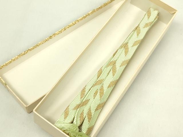 平和屋着物●極上　有職組紐道明　帯締め　笹浪組　金糸　宮内庁御用　国立博物館御用　東京芸術大学御用　逸品　DZAA12287kh6