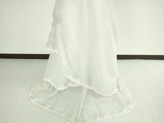 平和屋本店●極上　ウエディングドレス　婚礼　結婚式　披露宴　花嫁　演奏会　発表会　ステージ　チュール　ビーズ　逸品　DZAA12291kh6