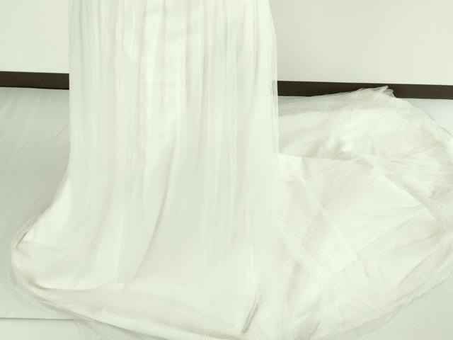 平和屋本店●極上　ウエディングドレス　婚礼　結婚式　披露宴　花嫁　演奏会　発表会　ステージ　チュール　ビーズ　逸品　DZAA12291kh6