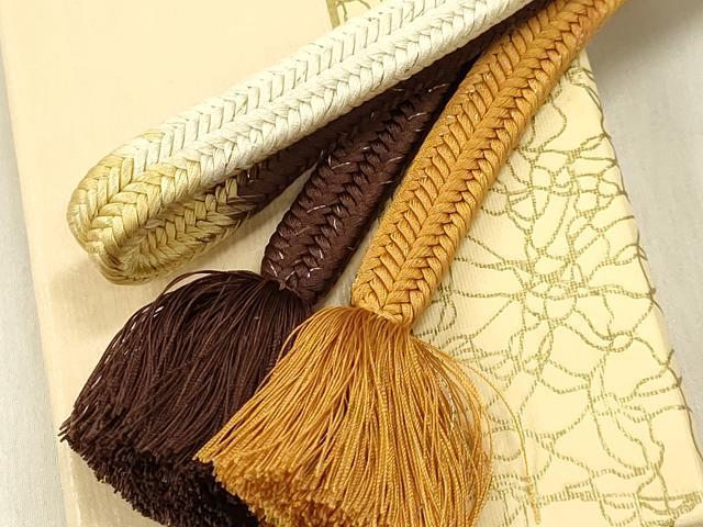 平和屋着物●極上　有職組紐道明　帯締め　冠組　金糸　宮内庁御用　国立博物館御用　東京芸術大学御用　逸品　DZAA12300kh6