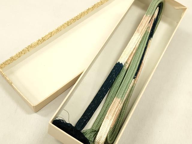 平和屋着物●極上　有職組紐道明　帯締め　冠組　金糸　宮内庁御用　国立博物館御用　東京芸術大学御用　逸品　DZAA12307kh6