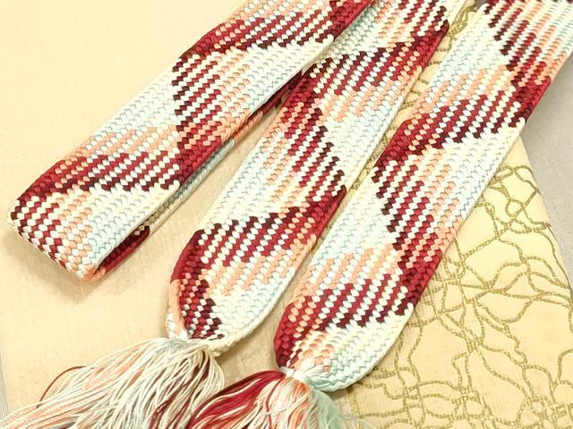 平和屋着物●極上　有職組紐道明　帯締め　一枚高麗組　宮内庁御用　国立博物館御用　東京芸術大学御用　逸品　DZAA12312kh6