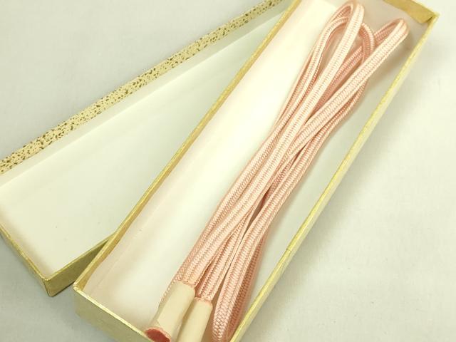 平和屋着物●極上　有職組紐道明　帯締め　御岳組　肉色　宮内庁御用　国立博物館御用　東京芸術大学御用　逸品　未使用　DZAA12322kh6