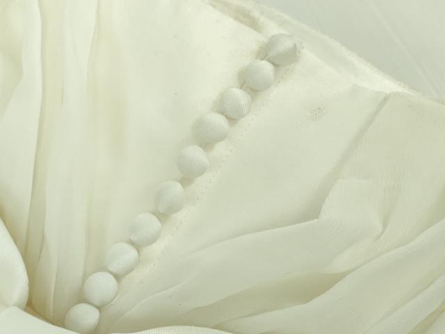 平和屋本店●極上　ドレス　婚礼　結婚式　披露宴　花嫁　演奏会　ステージ　チュール　レース　ビーズ　リボン　逸品　DZAA12349kh6