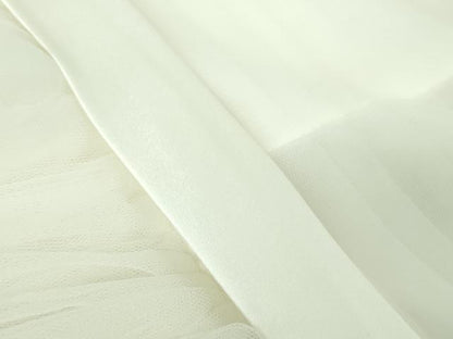 平和屋本店●極上　ドレス　婚礼　結婚式　披露宴　花嫁　演奏会　発表会　ステージ　ミニ丈　チュール　レース　逸品　DZAA12350kh6